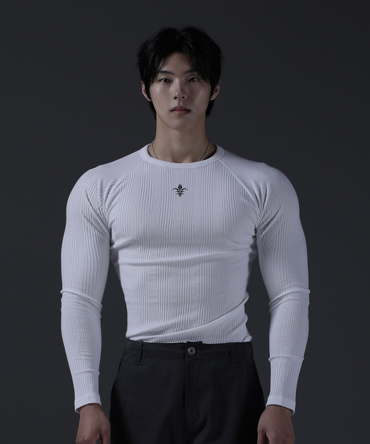 카미드(CARMID) 노블 래글런 롱슬리브 긴팔 티셔츠 [화이트]