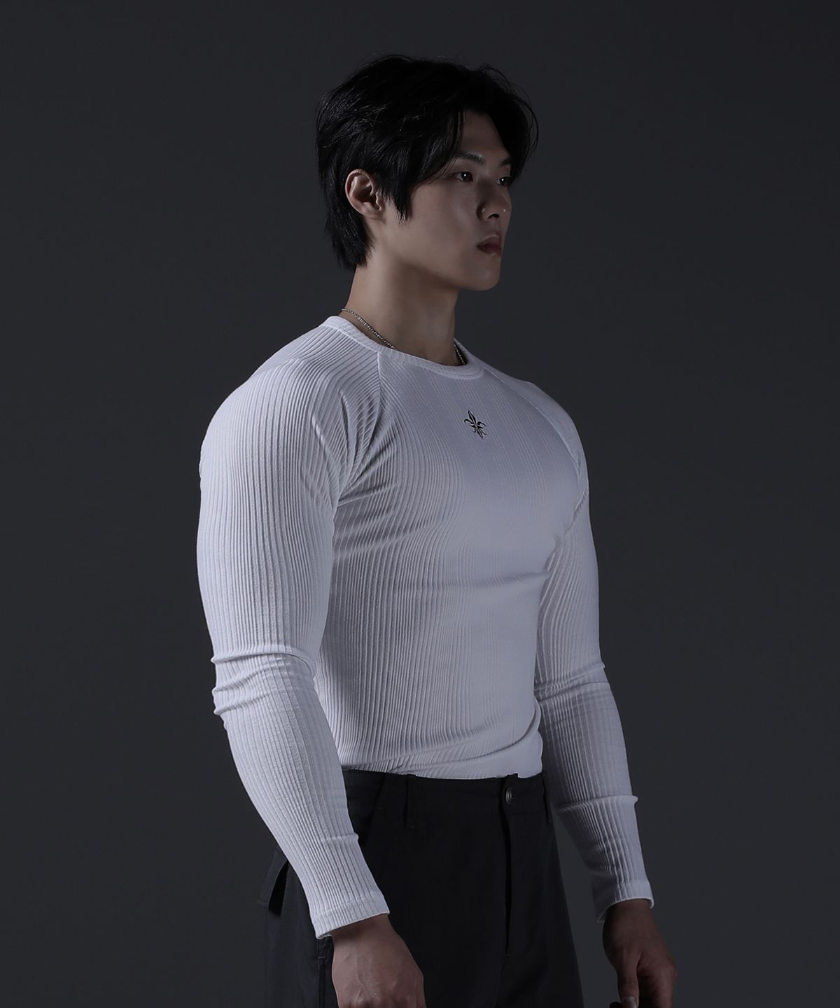 카미드(CARMID) 노블 래글런 롱슬리브 긴팔 티셔츠 [화이트]