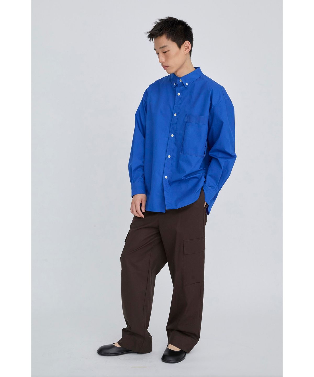 래코드(RECODE) Deconstructed Pocket Shirt RKSAX26610BUX