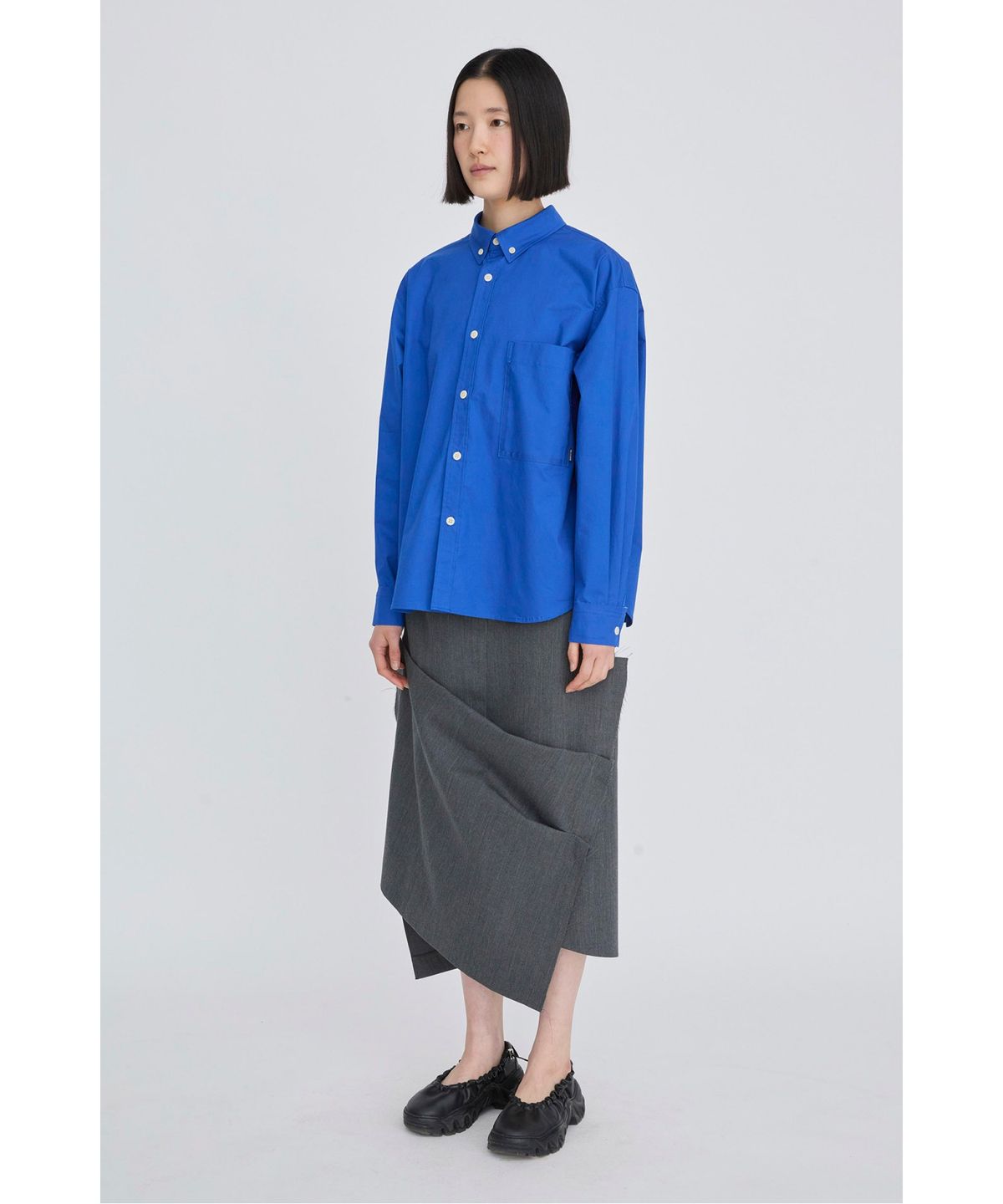 래코드(RECODE) Deconstructed Pocket Shirt RKSAX26610BUX