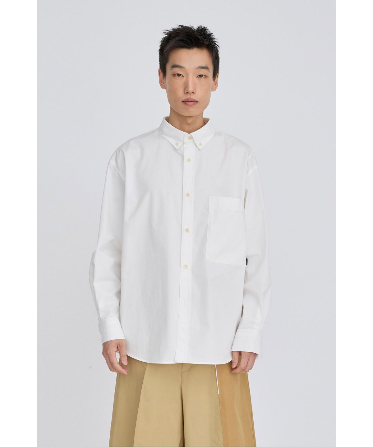 래코드(RECODE) Deconstructed Pocket Shirt RKSAX26610WHX