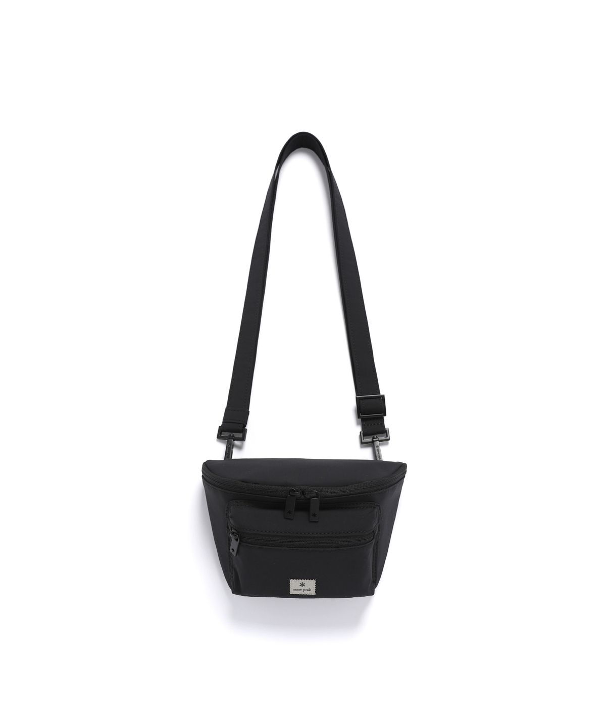 스노우피크 어패럴(SNOWPEAK APPAREL) 경량 타슬란 미니 크로스백 1L (S26MWFCB71) Black