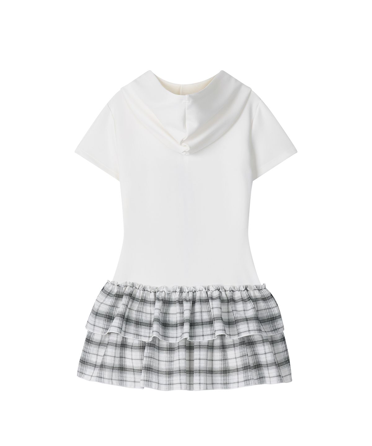 일리오(ILLIO) White ruffle cross dress