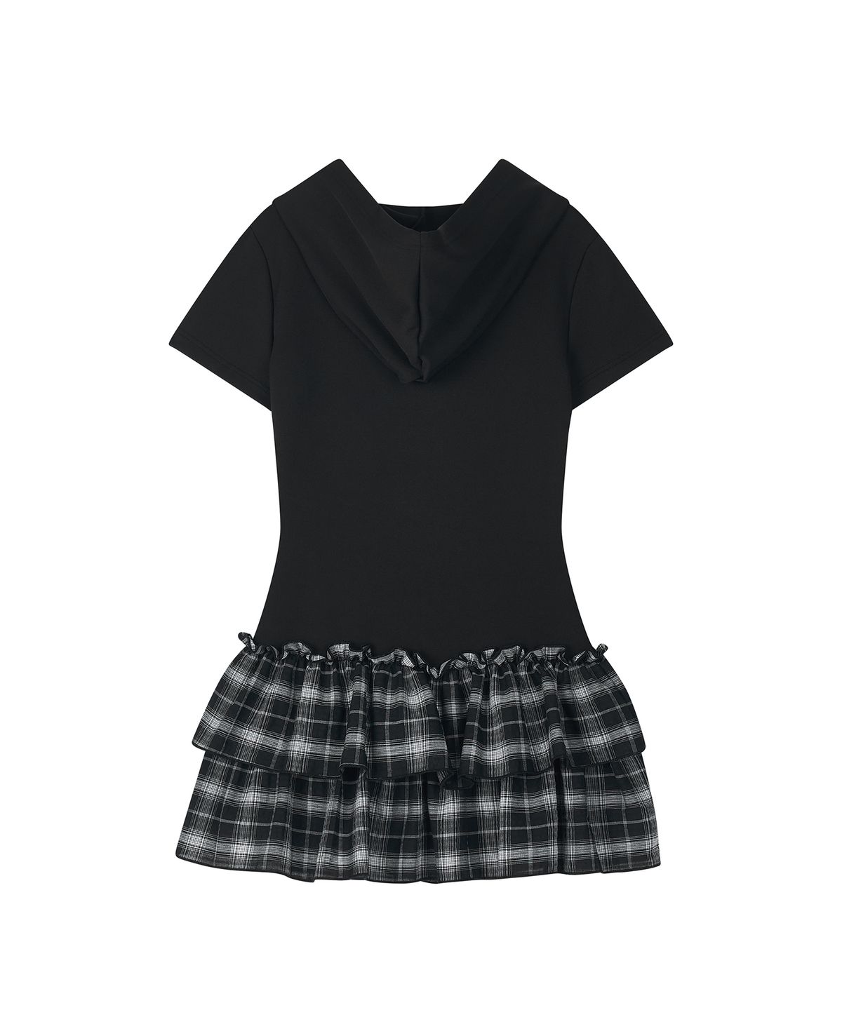 일리오(ILLIO) Black ruffle cross dress