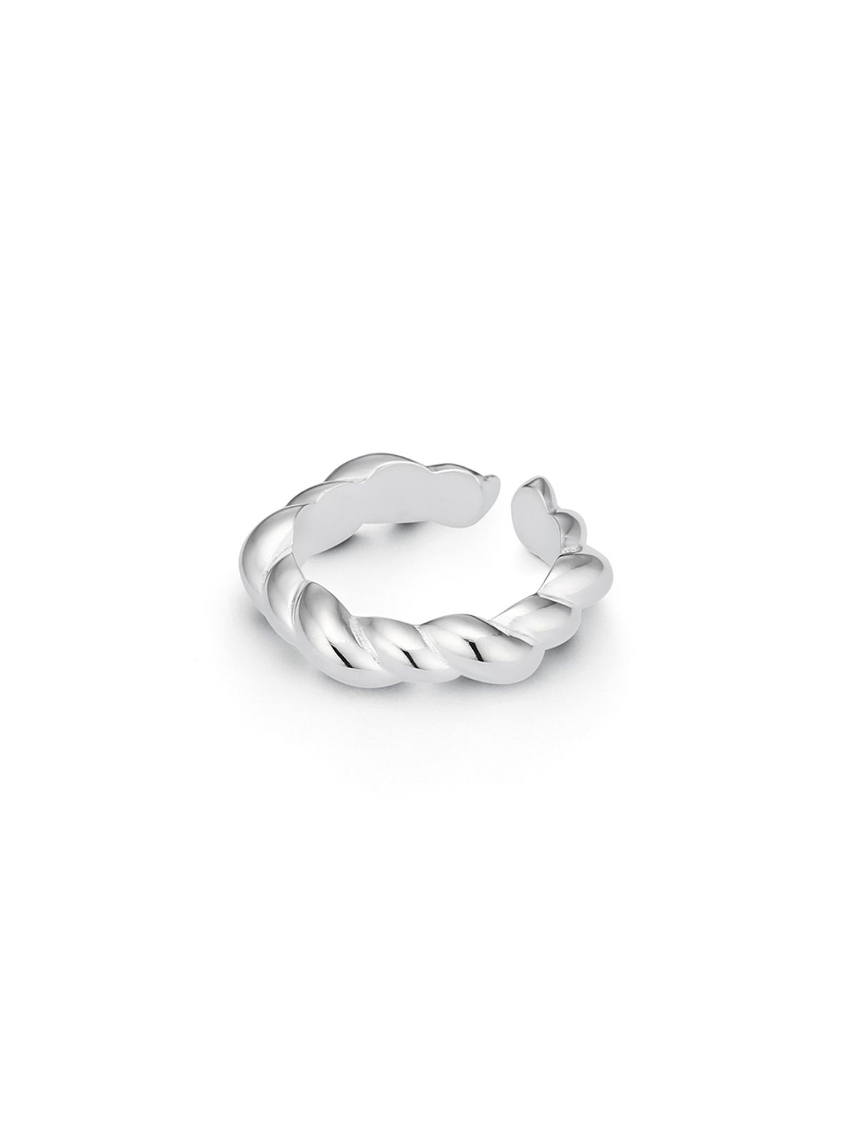 이너프(ENUFF) (silver 925) Twisted donut ring