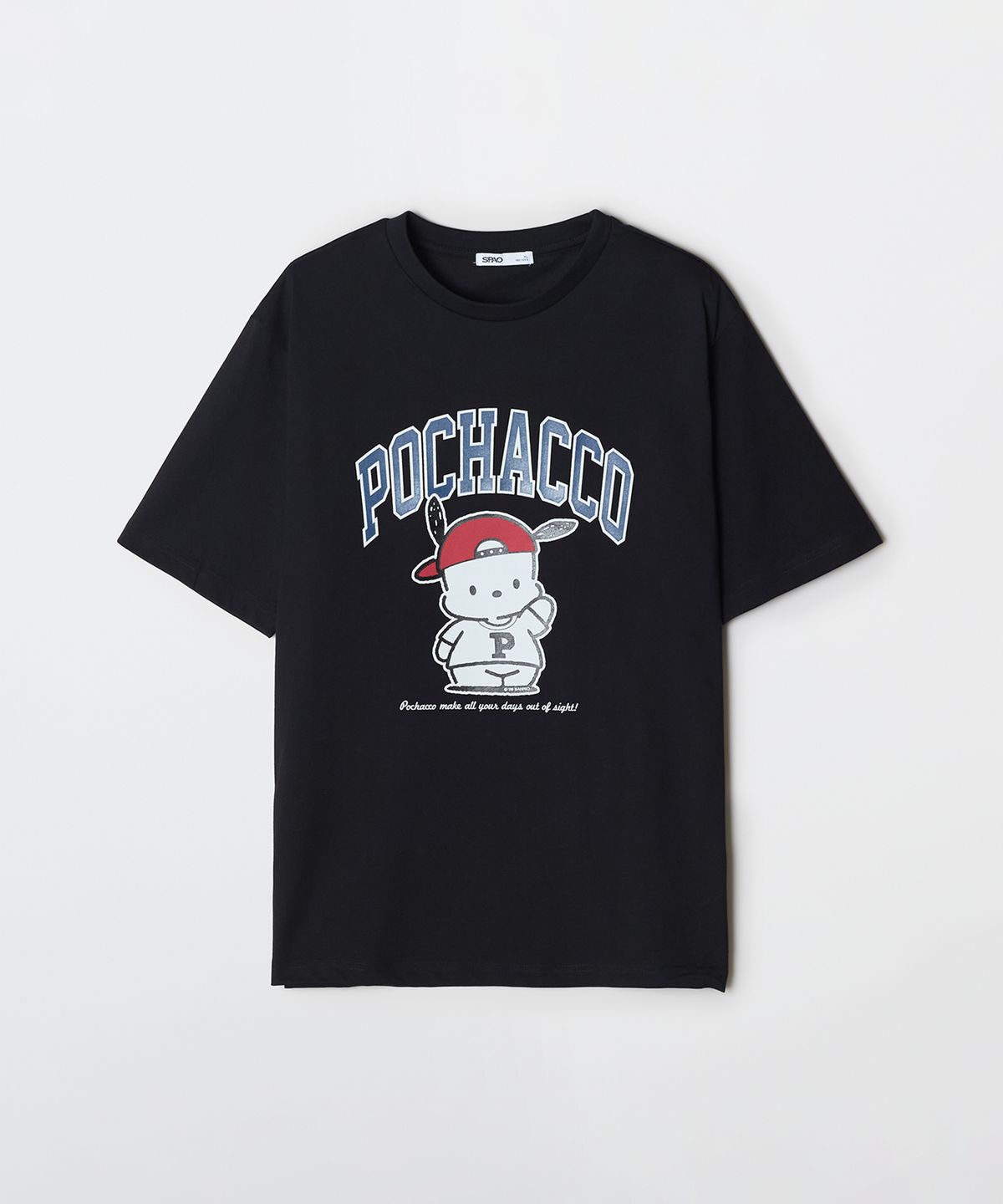 스파오(SPAO) [산리오캐릭터즈] 반팔 티셔츠(BLACK)_SPRLG25U05