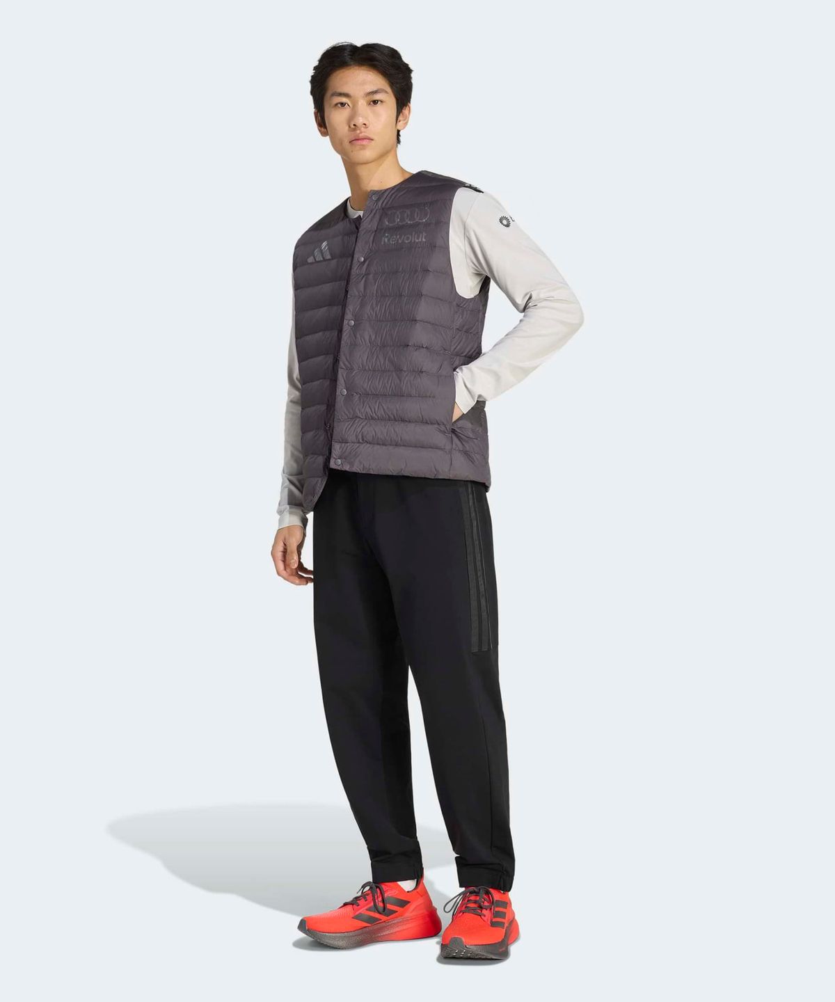 아디다스(ADIDAS) 아우디 F1 팀 엔지니어 패디드 베스트 - 그레이 / KF6031