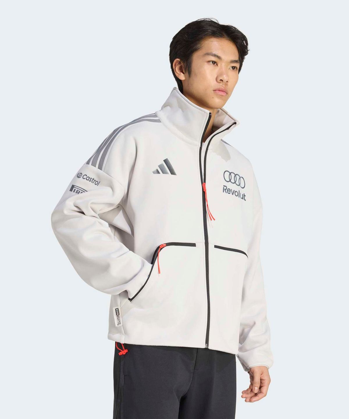 아디다스(ADIDAS) 아우디 F1 팀 엔지니어 트랙탑 - 초크펄:아이온메탈릭 / KE8919