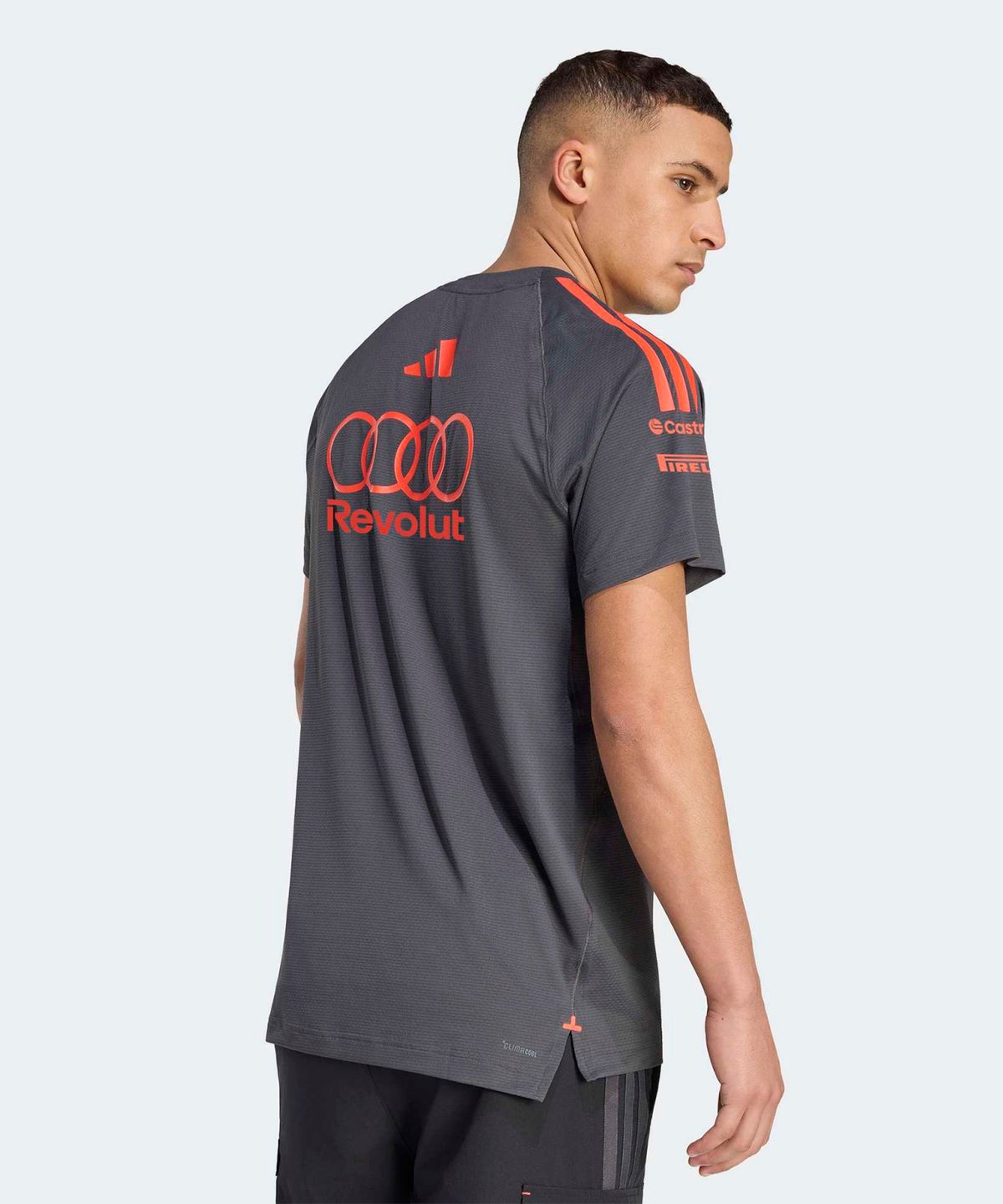 아디다스(ADIDAS) 아우디 F1 팀 티셔츠 M - 블랙 / KE9100