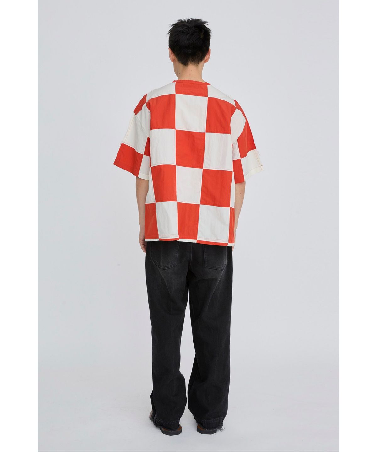 래코드(RECODE) Raw-Edged Denim Pants RKPAM26647BKX