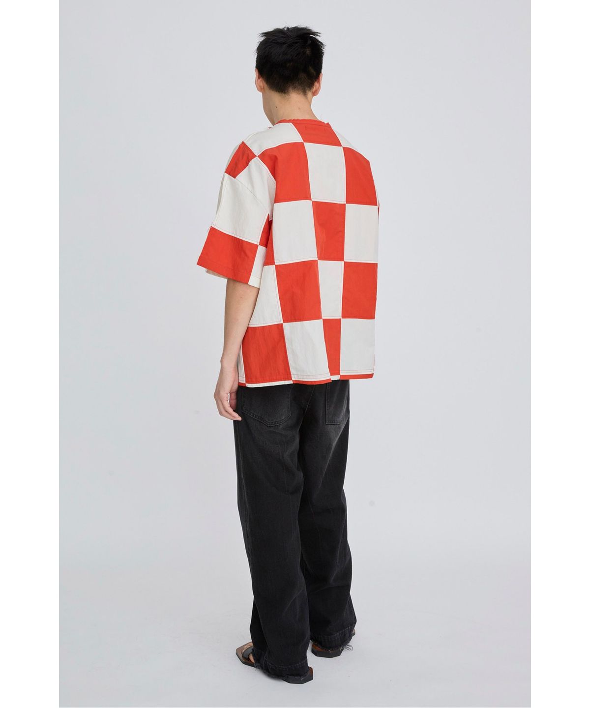 래코드(RECODE) Raw-Edged Denim Pants RKPAM26647BKX