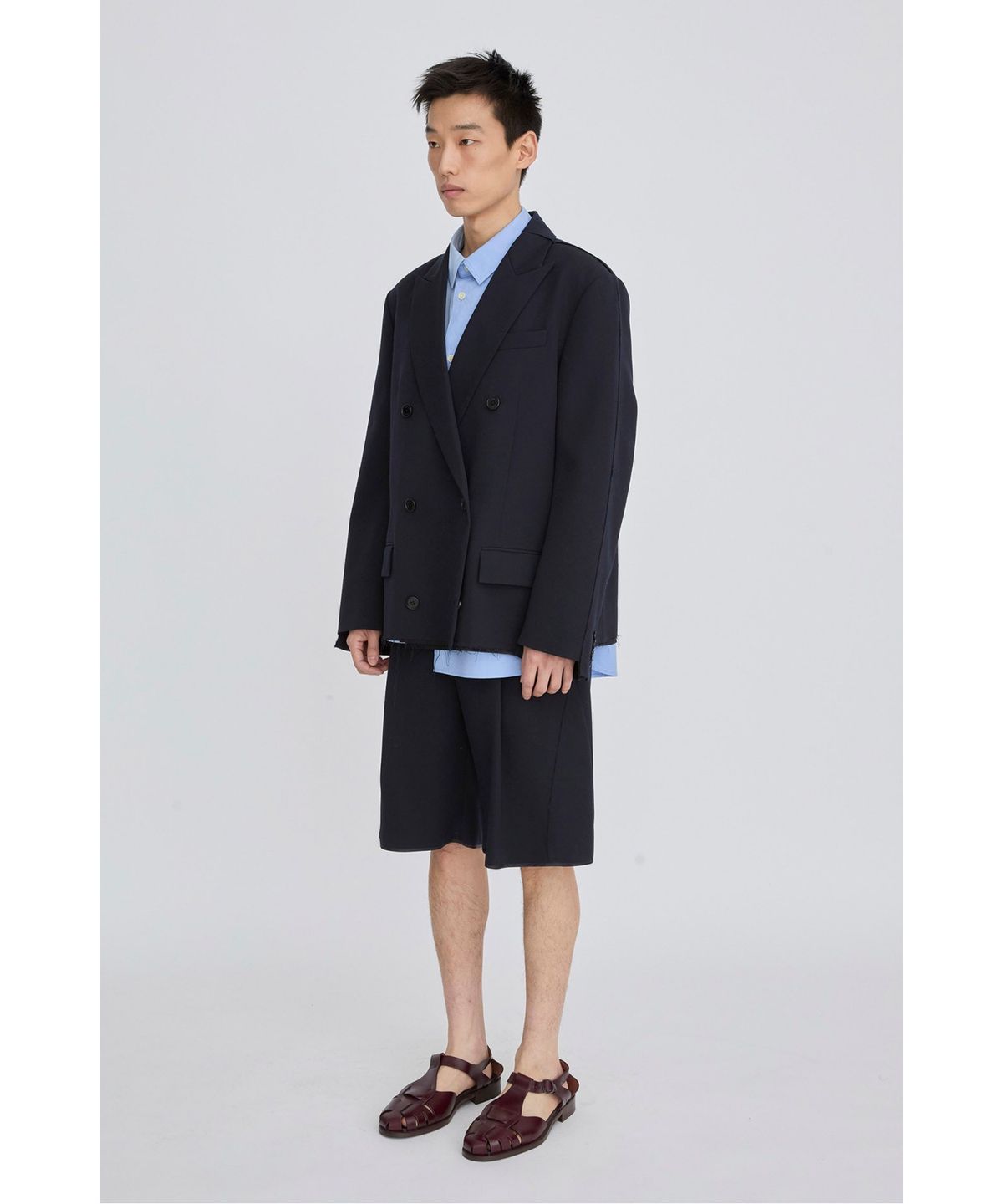 래코드(RECODE) Double-Breasted Puzzle Jacket RKJAS26600NYX