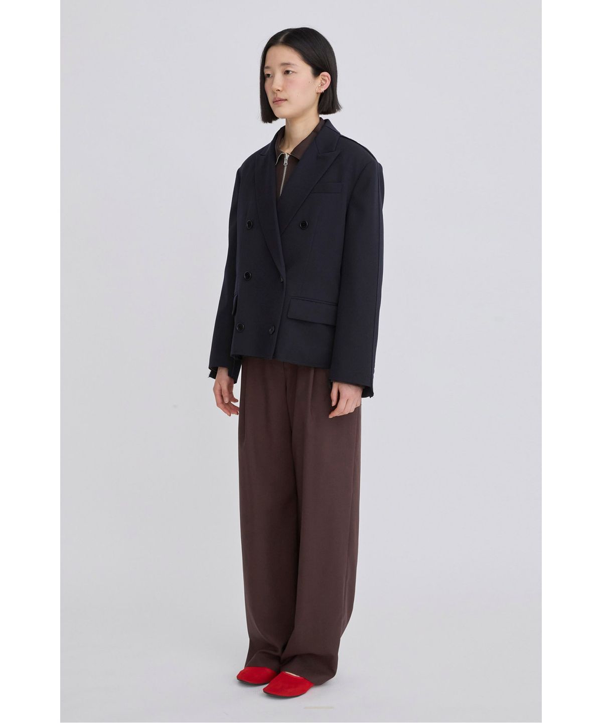 래코드(RECODE) Double-Breasted Puzzle Jacket RKJAS26600NYX