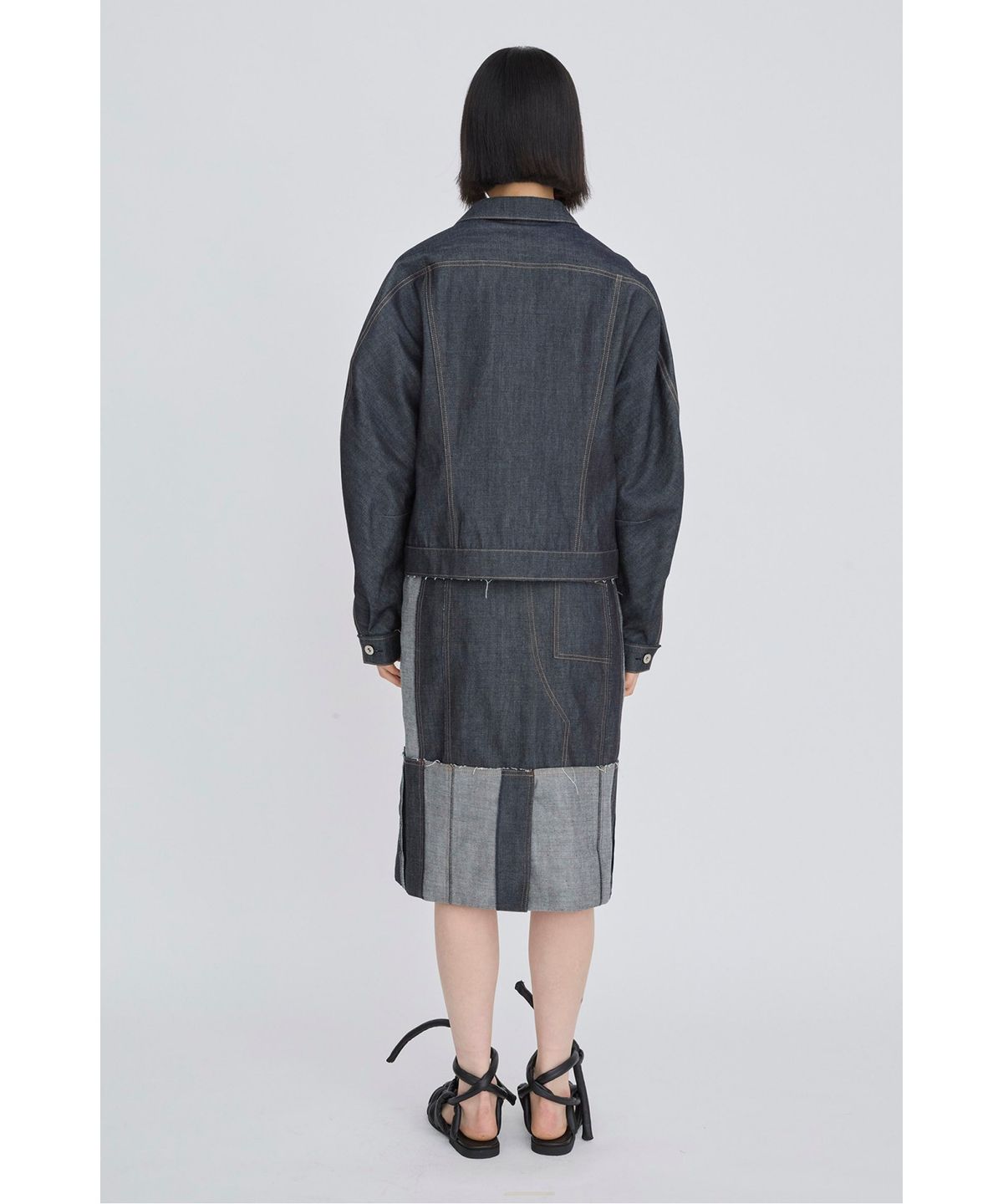 래코드(RECODE) Inside-Out Denim Jumper RQUAS26503BUX
