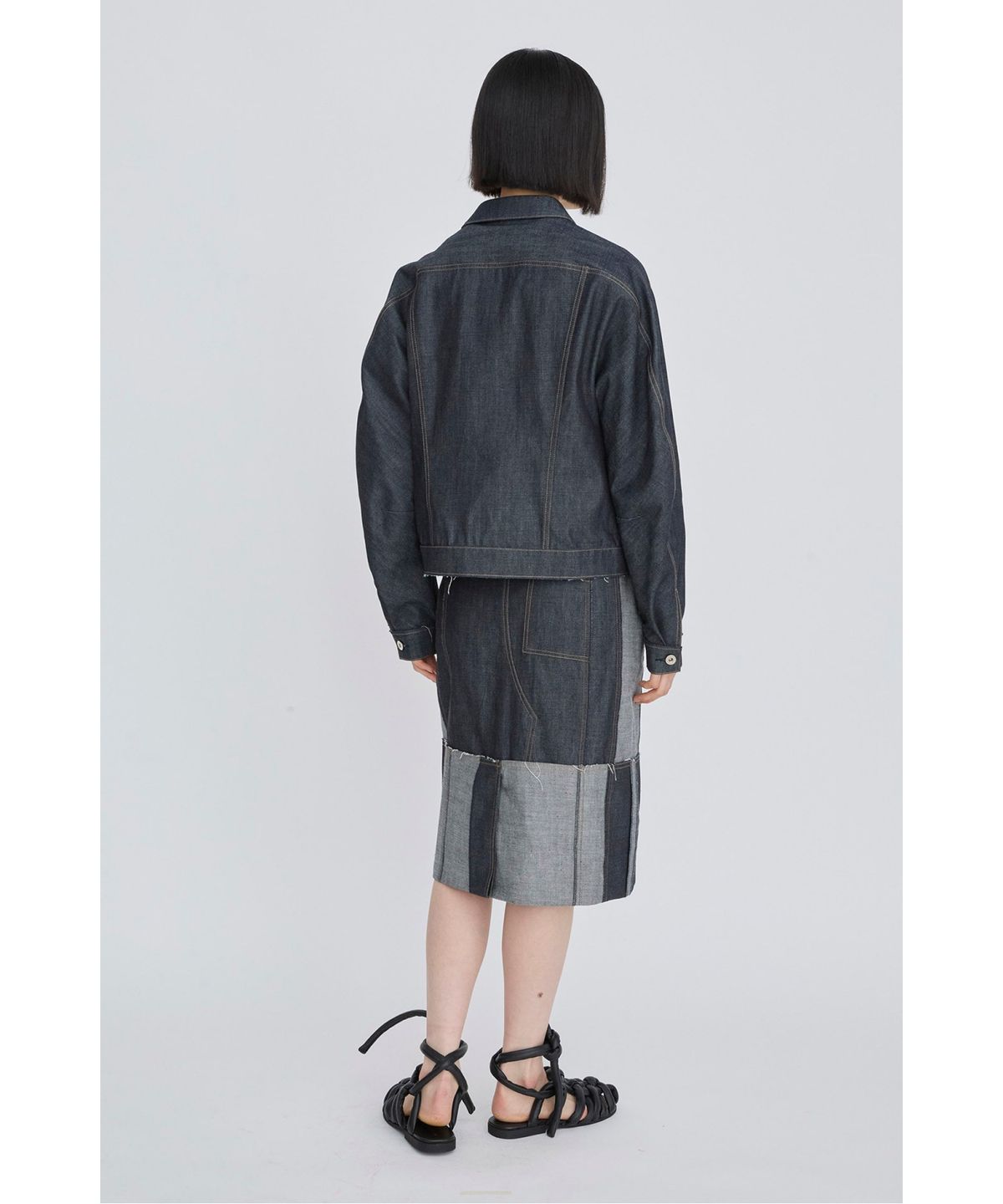 래코드(RECODE) Inside-Out Denim Jumper RQUAS26503BUX