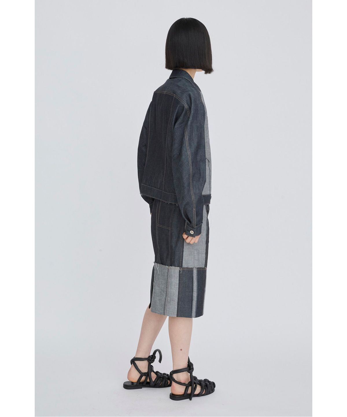 래코드(RECODE) Inside-Out Denim Jumper RQUAS26503BUX