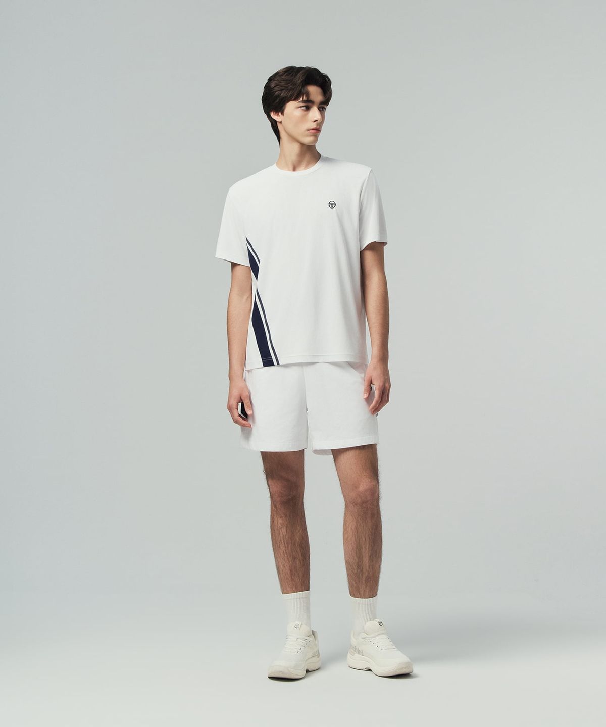 세르지오 타키니(SERGIO TACCHINI) M 리네아 반팔 티셔츠 (White)