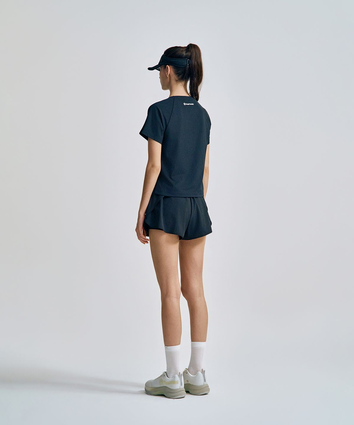 세르지오 타키니(SERGIO TACCHINI) W 리네아 반팔 티셔츠 (Black)
