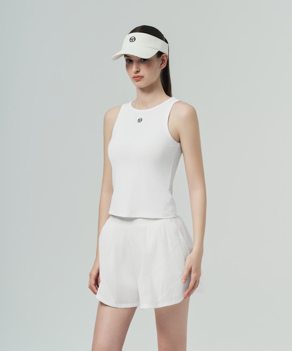 세르지오 타키니(SERGIO TACCHINI) U 피케 썬바이저 (White)