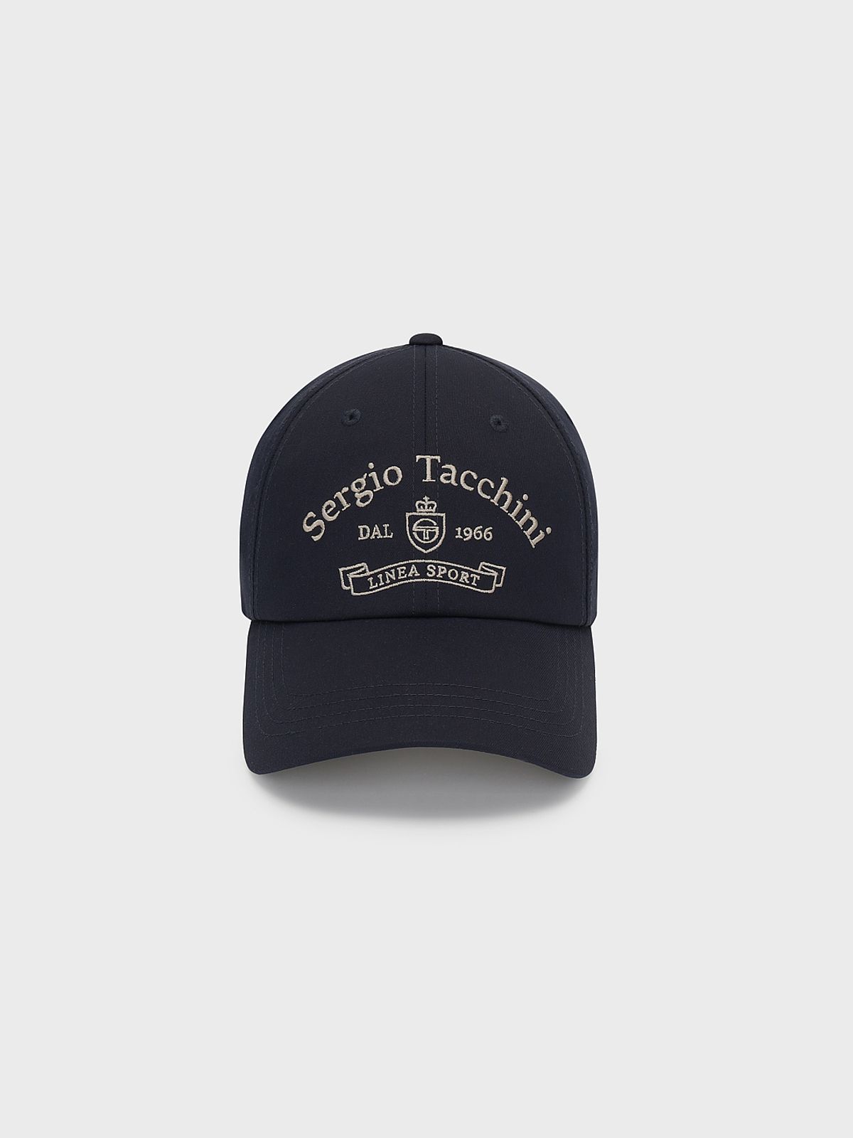 세르지오 타키니(SERGIO TACCHINI) U 클래식 엠블럼 코튼라이크 볼캡 (Navy)