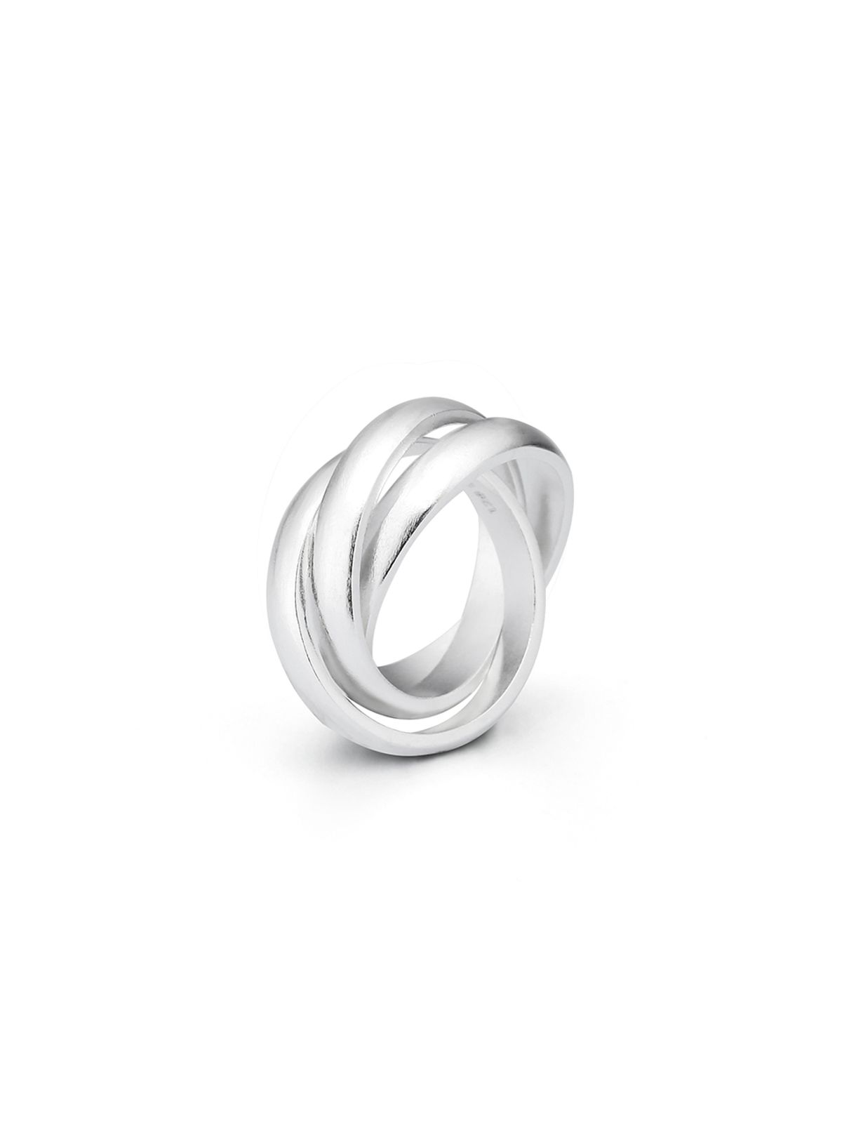 이너프(ENUFF) (silver 925) Layering matt ring - Renewal Edition