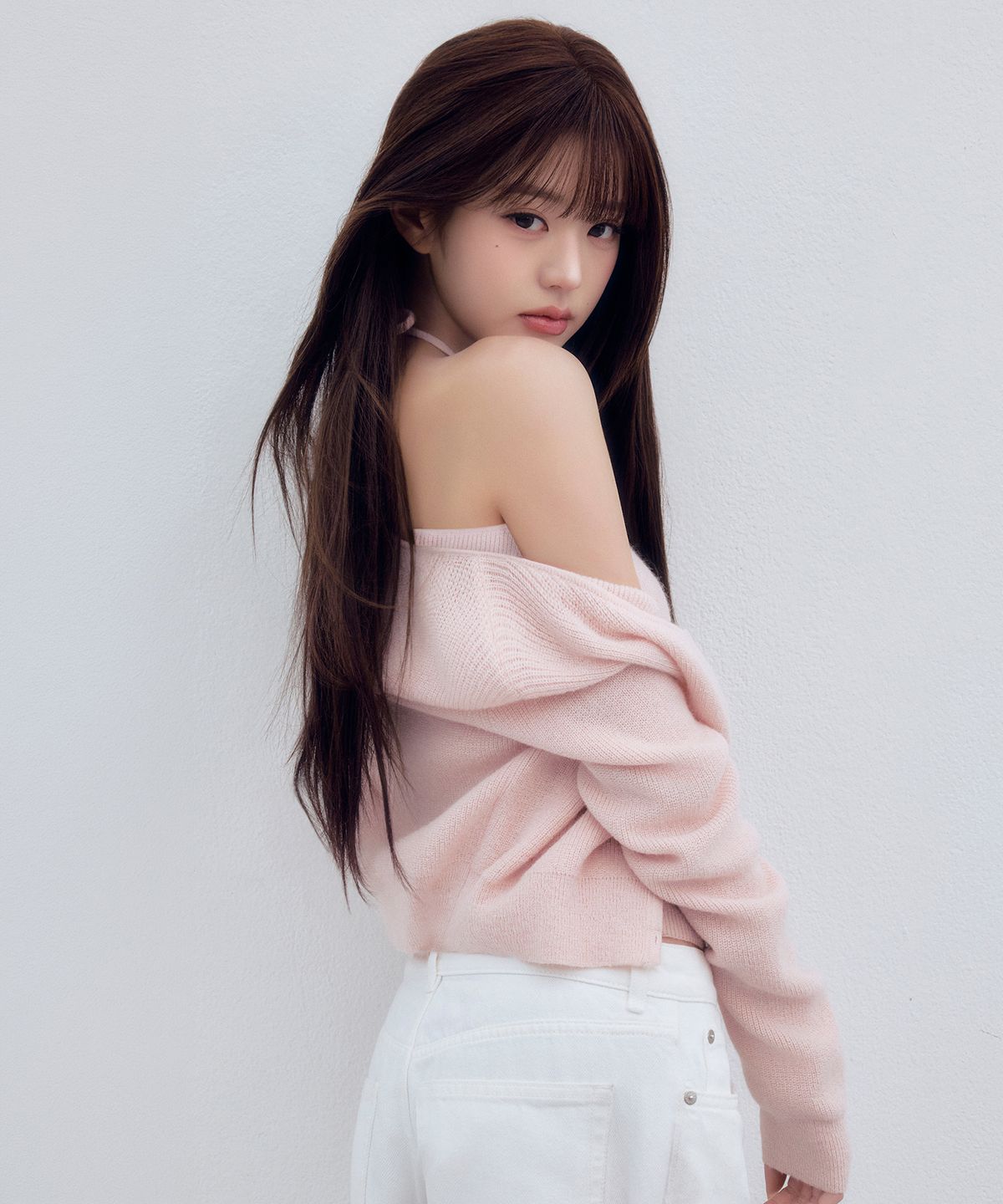 로라로라(ROLAROLA) HALTER CARDIGAN SET PINK