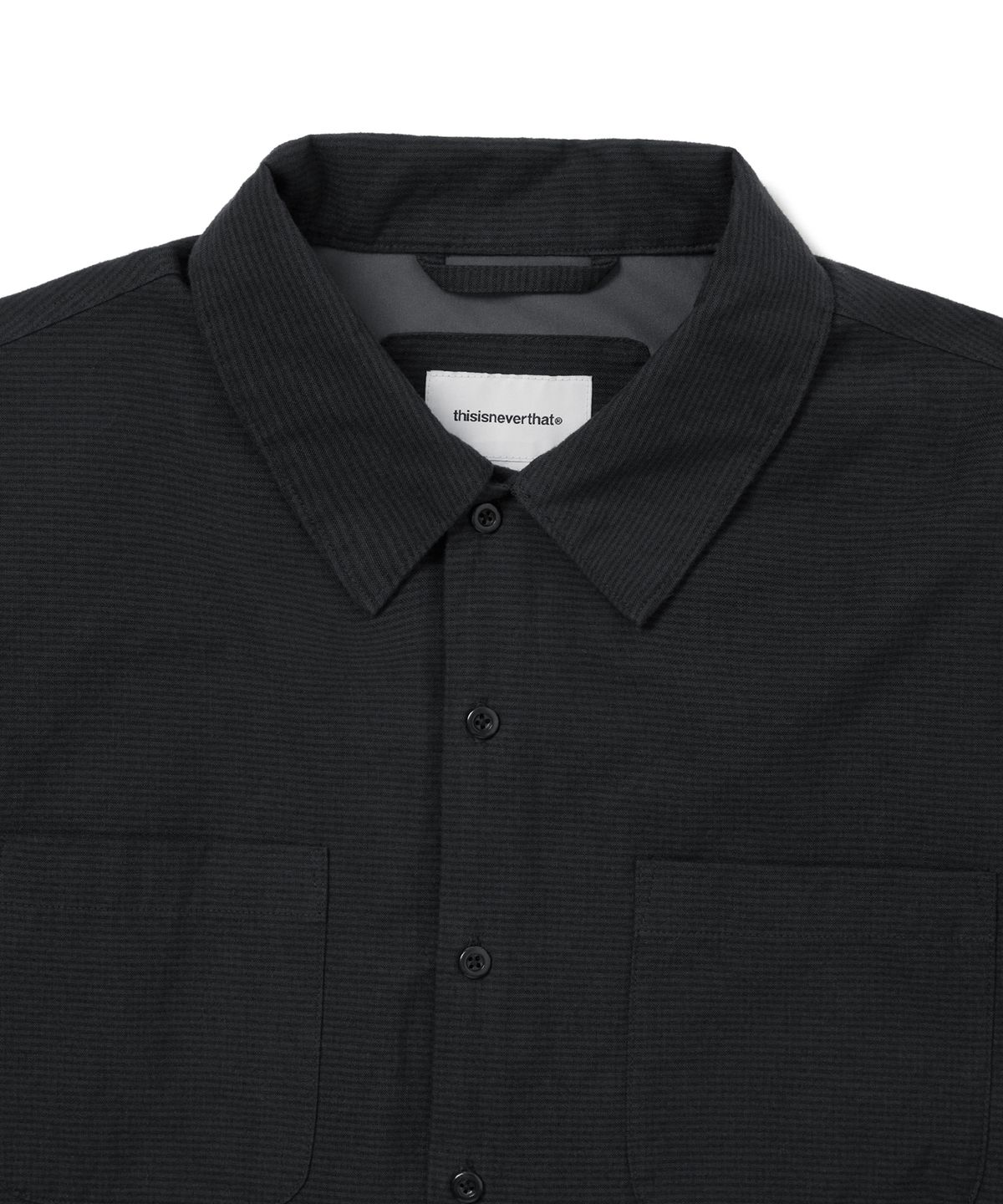 디스이즈네버댓(THISISNEVERTHAT) GORE-TEX WINDSTOPPER Check Shirt Dark Navy