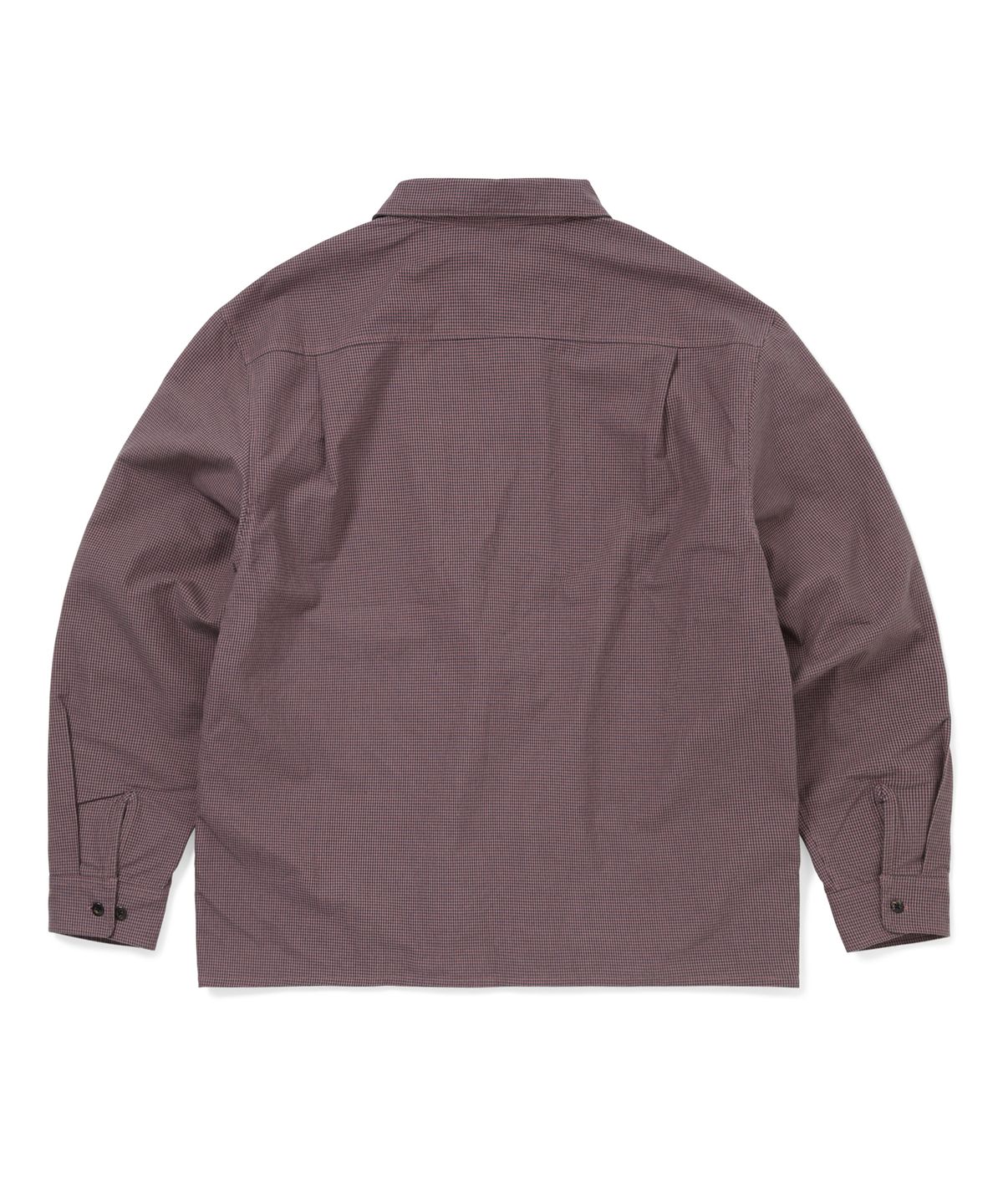 디스이즈네버댓(THISISNEVERTHAT) GORE-TEX WINDSTOPPER Check Shirt Plum