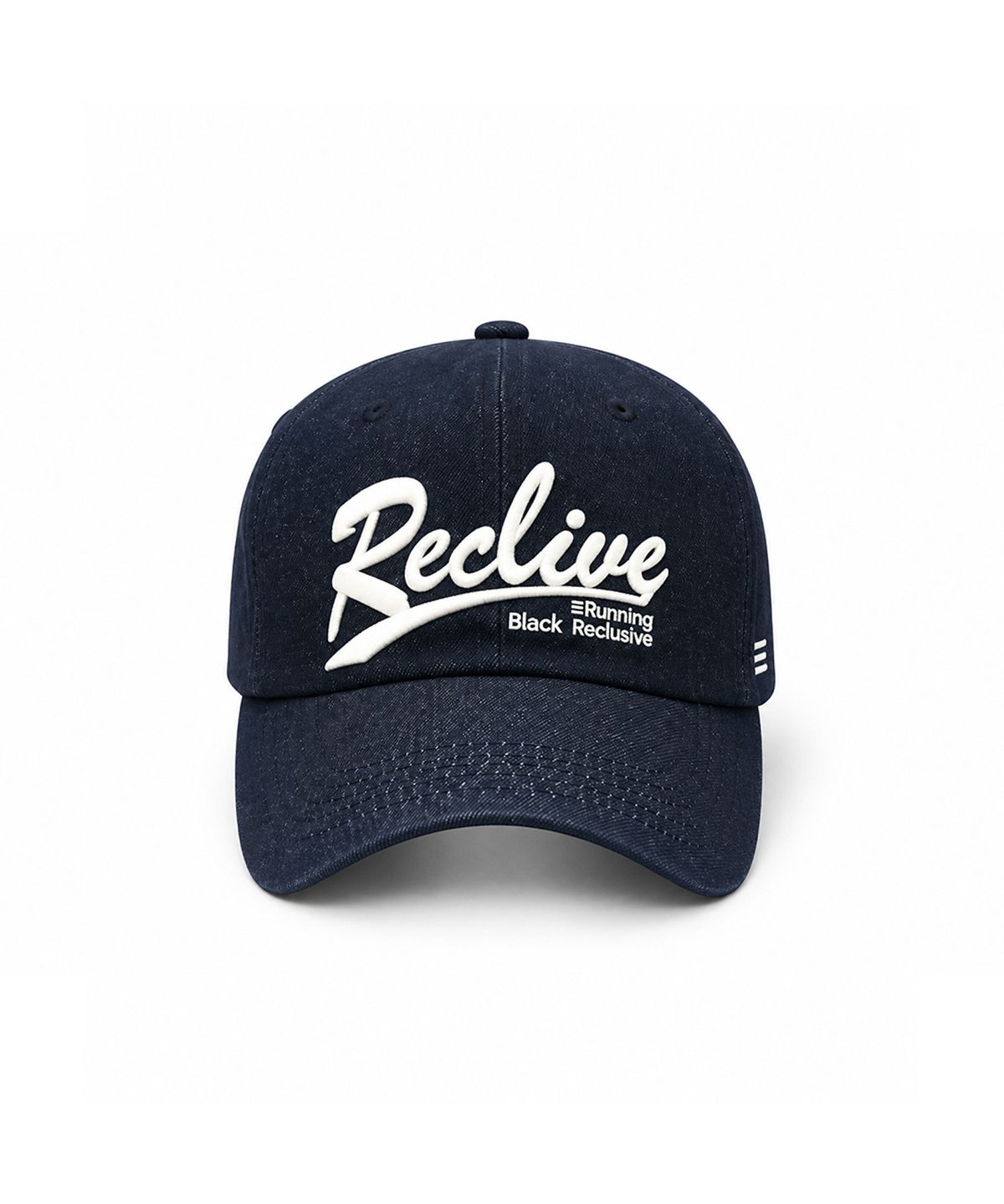 블랙리클루시브(BLACK RECLUSIVE) 러닝 데님 볼캡 3colors (BKE5UCW100)