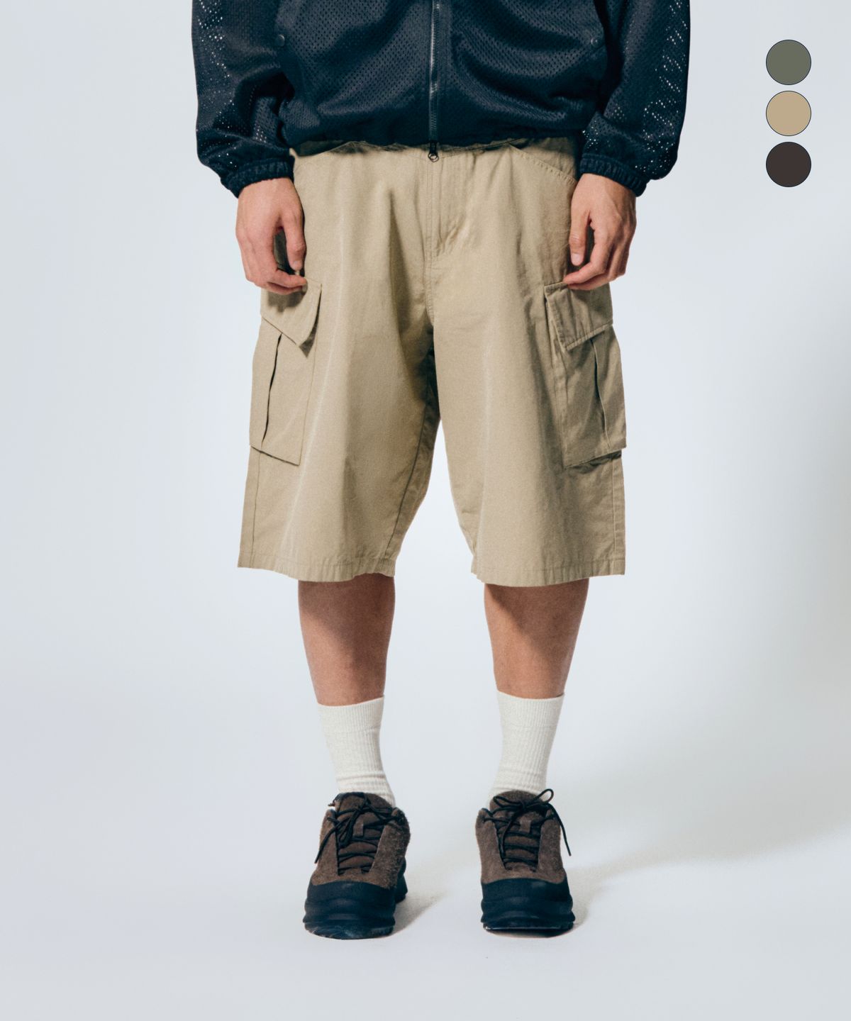 노티카(NAUTICA) 메카닉 립 카고 쇼츠 7부(3colors) NSP7816
