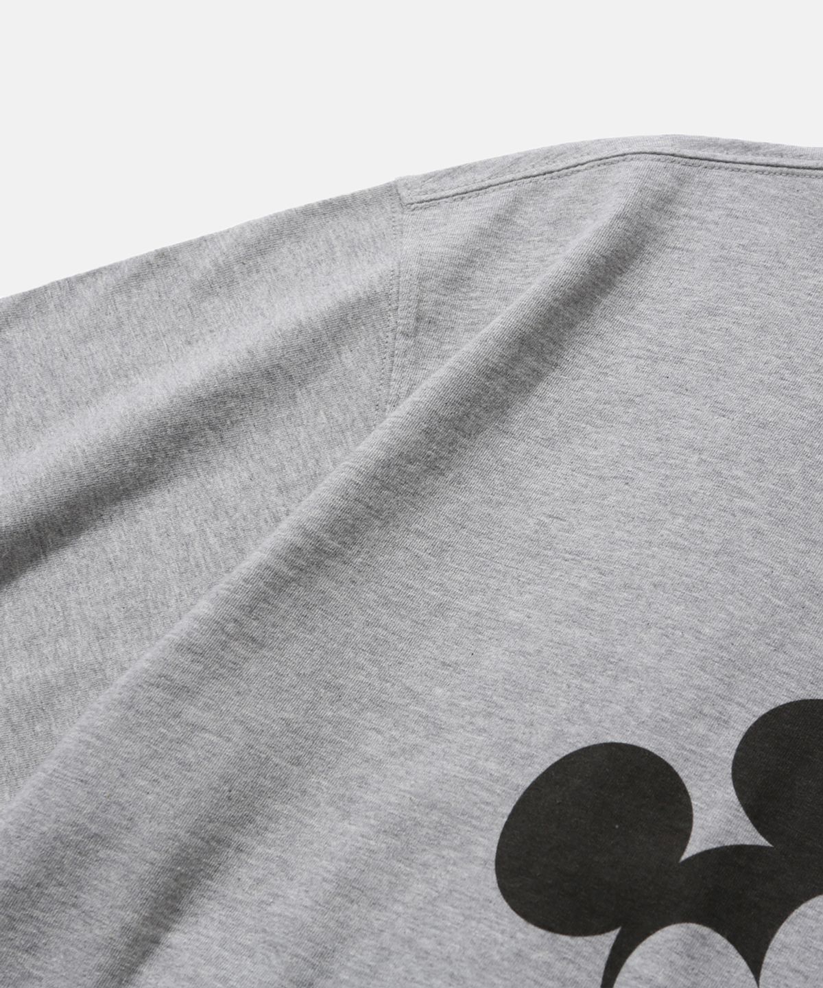 모이프(MOIF) [SS26] CLASSIC MICKEY H/S TEE (W) / HEATHER GRAY
