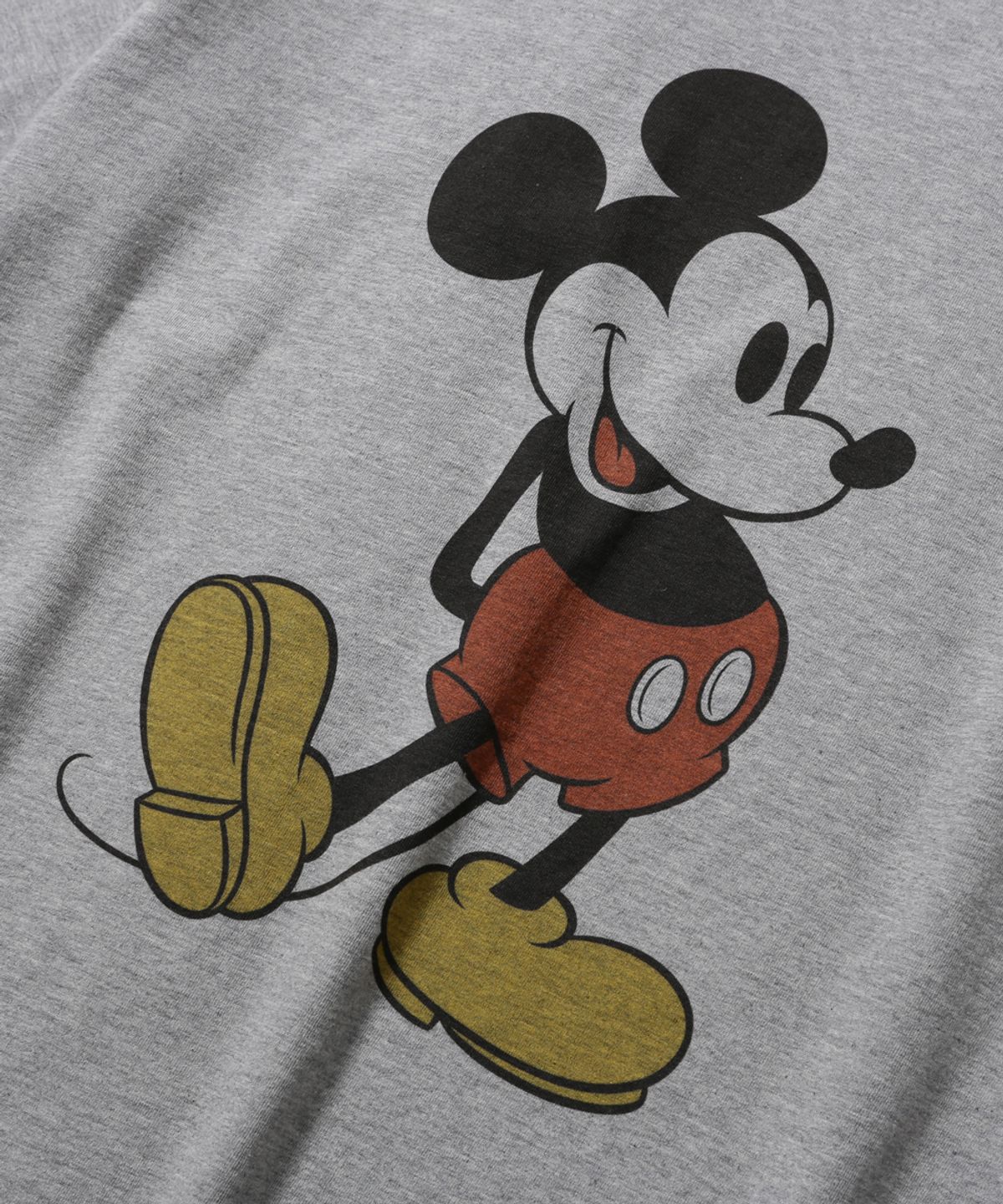 모이프(MOIF) [SS26] CLASSIC MICKEY H/S TEE (W) / HEATHER GRAY