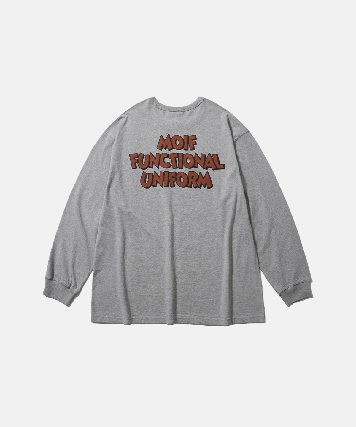 모이프(MOIF) [SS26] CLASSIC MICKEY L/S TEE (W) / HEATHER GRAY