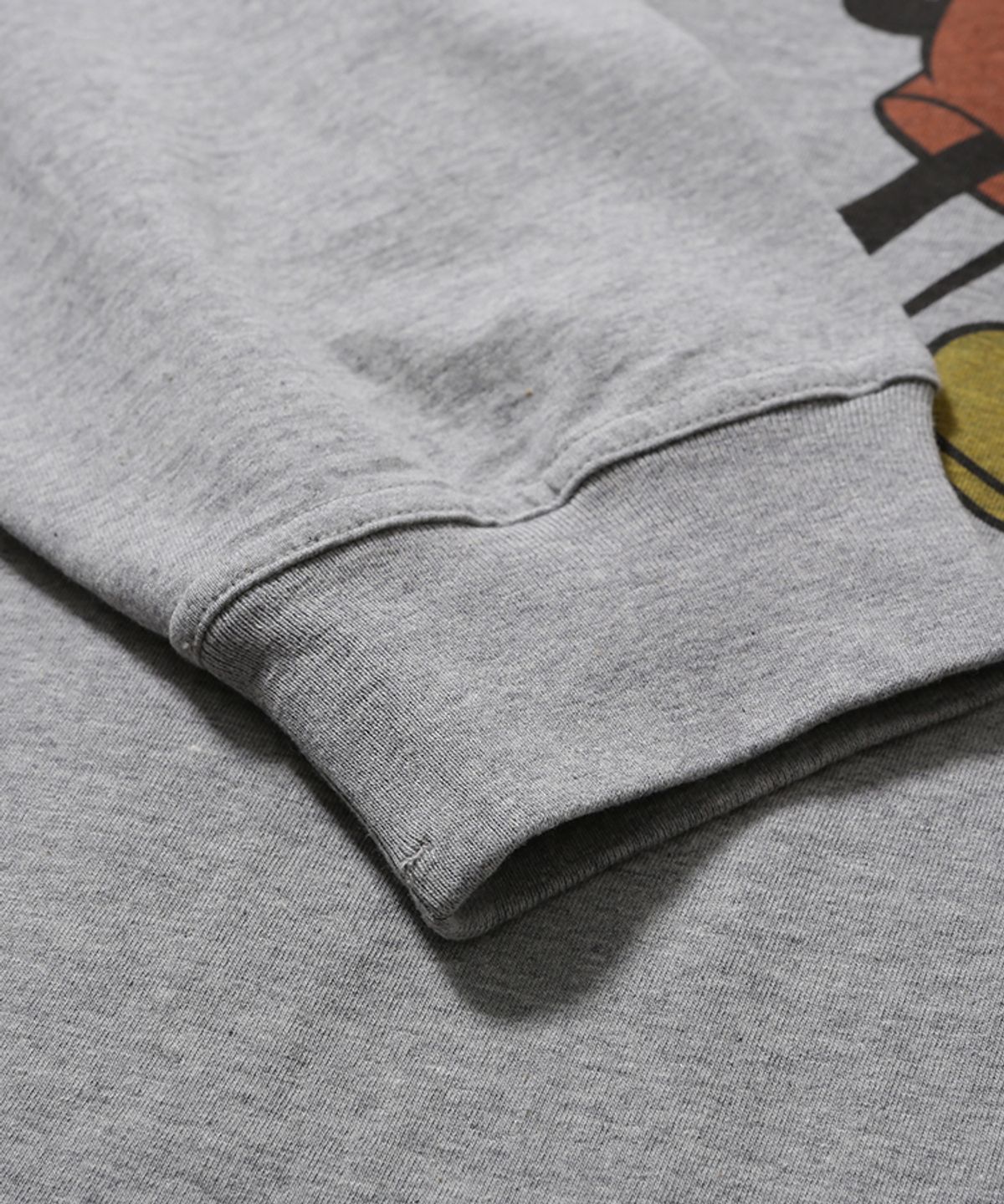 모이프(MOIF) [SS26] CLASSIC MICKEY L/S TEE (W) / HEATHER GRAY