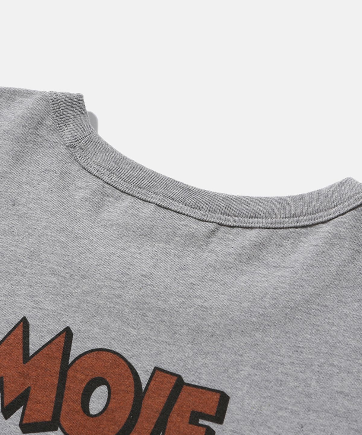 모이프(MOIF) [SS26] CLASSIC MICKEY L/S TEE (W) / HEATHER GRAY