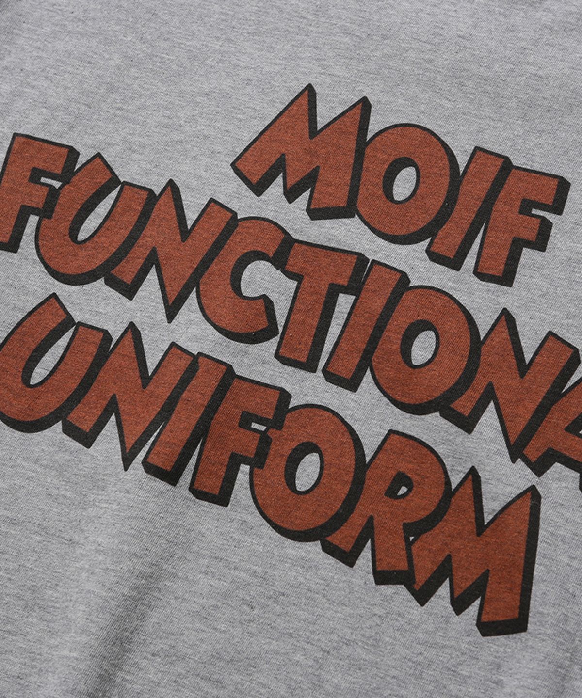 모이프(MOIF) [SS26] CLASSIC MICKEY L/S TEE (W) / HEATHER GRAY