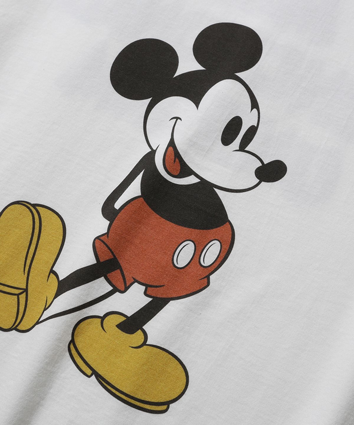 모이프(MOIF) [SS26] CLASSIC MICKEY L/S TEE (W) / OFF WHITE