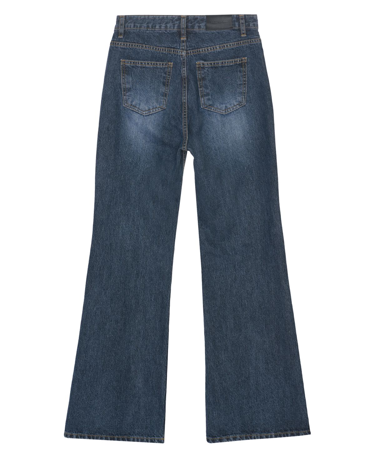 닉앤니콜(NICK&NICOLE) WIDE FLARED DENIM PANTS_BLUE