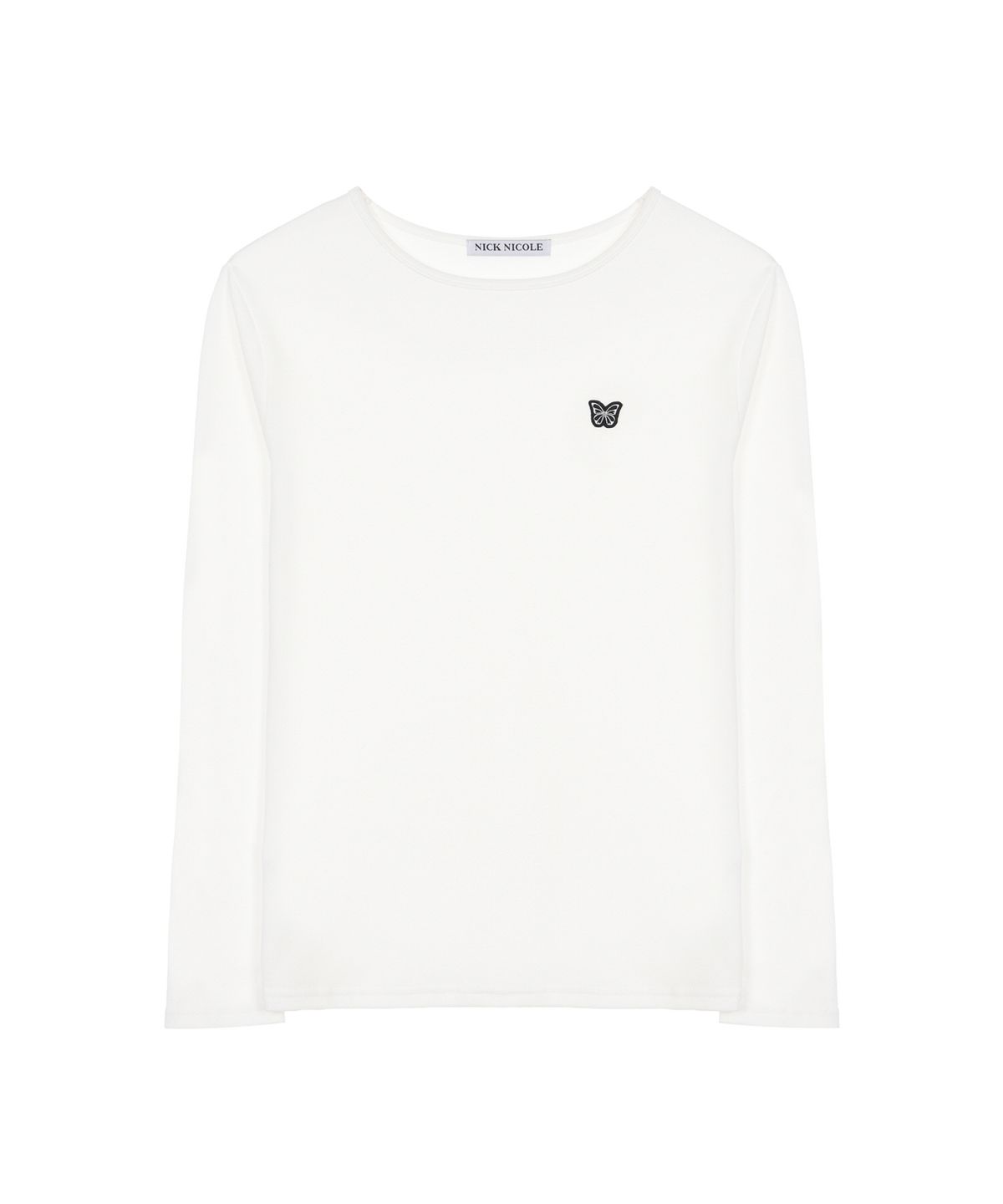 닉앤니콜(NICK&NICOLE) BUTTERFLY PATCH LONG SLEEVE_2 COLOR