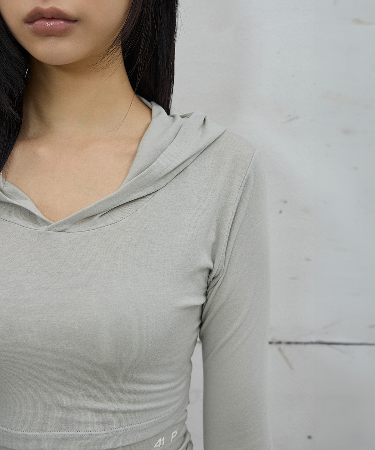 사일프레이(41PRAY) Layered Bolero  Long Sleeve / Warm Grey