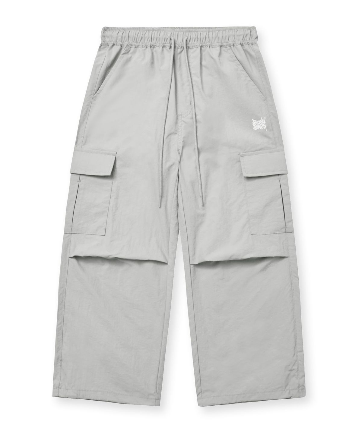 브라운브레스 키즈(BROWNBREATH KIDS) KIDS TAG CARGO PANTS - LIGHT GREY