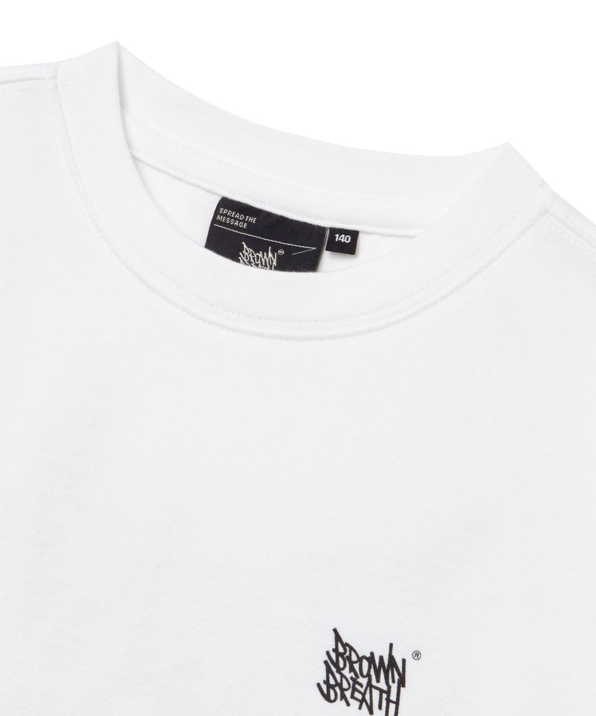 브라운브레스 키즈(BROWNBREATH KIDS) KIDS FIRE 3/4 SLEEVE TEE - WHITE