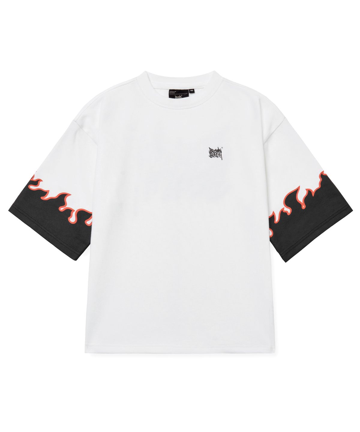 브라운브레스 키즈(BROWNBREATH KIDS) KIDS FIRE 3/4 SLEEVE TEE - WHITE