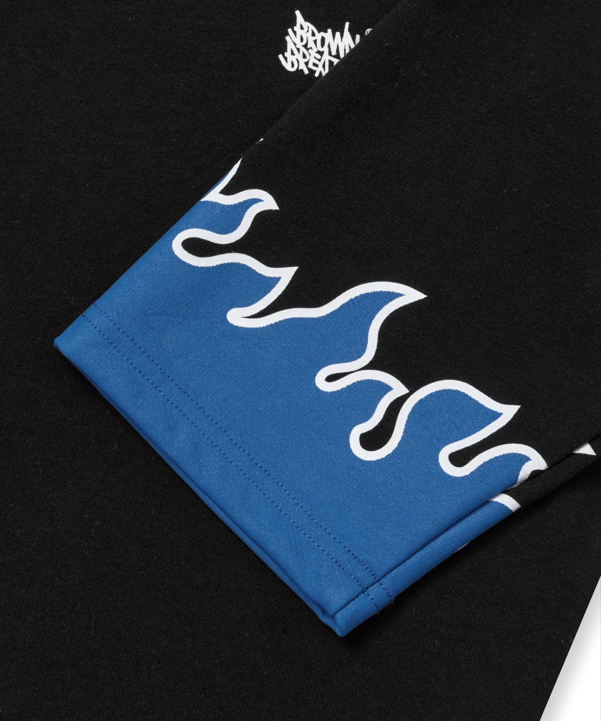 브라운브레스 키즈(BROWNBREATH KIDS) KIDS FIRE 3/4 SLEEVE TEE - BLACK