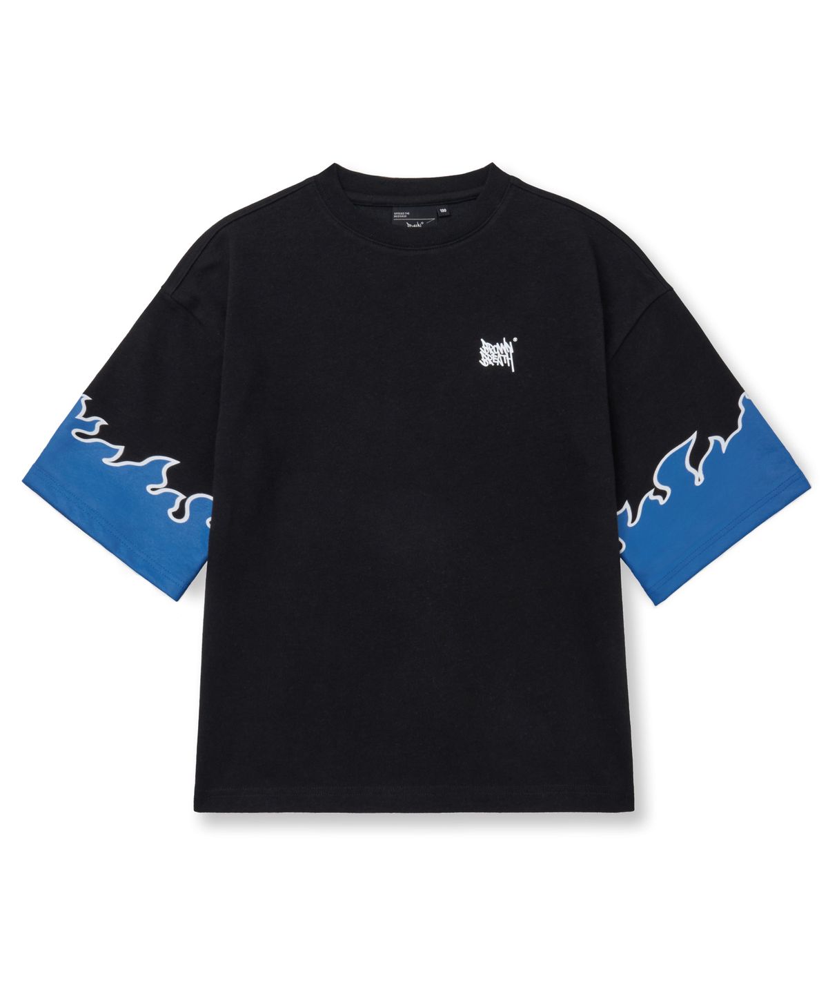 브라운브레스 키즈(BROWNBREATH KIDS) KIDS FIRE 3/4 SLEEVE TEE - BLACK