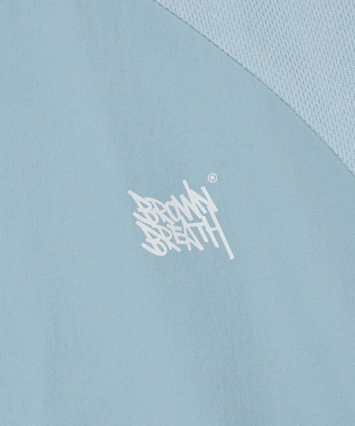 브라운브레스 키즈(BROWNBREATH KIDS) KIDS 20TH ANNIV WOVEN PULLOVER - SKY BLUE