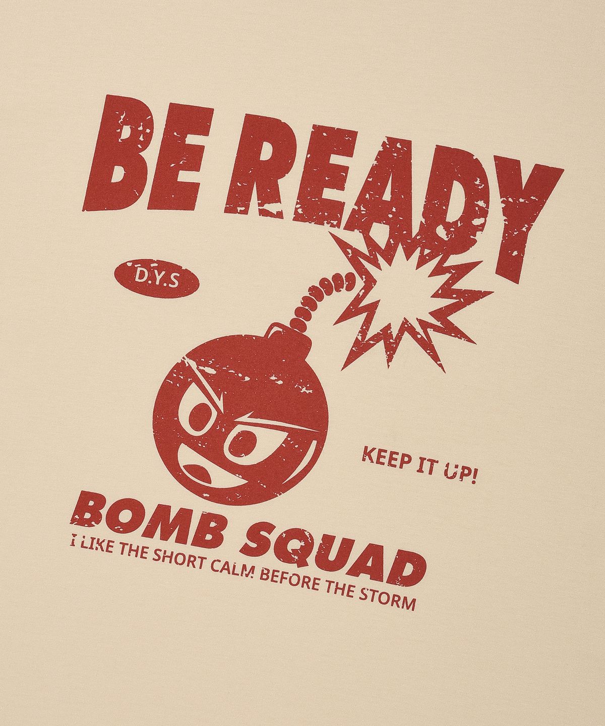 디스펑트(DYSFUNCT) BE READY T-SHIRT(BEIGE)