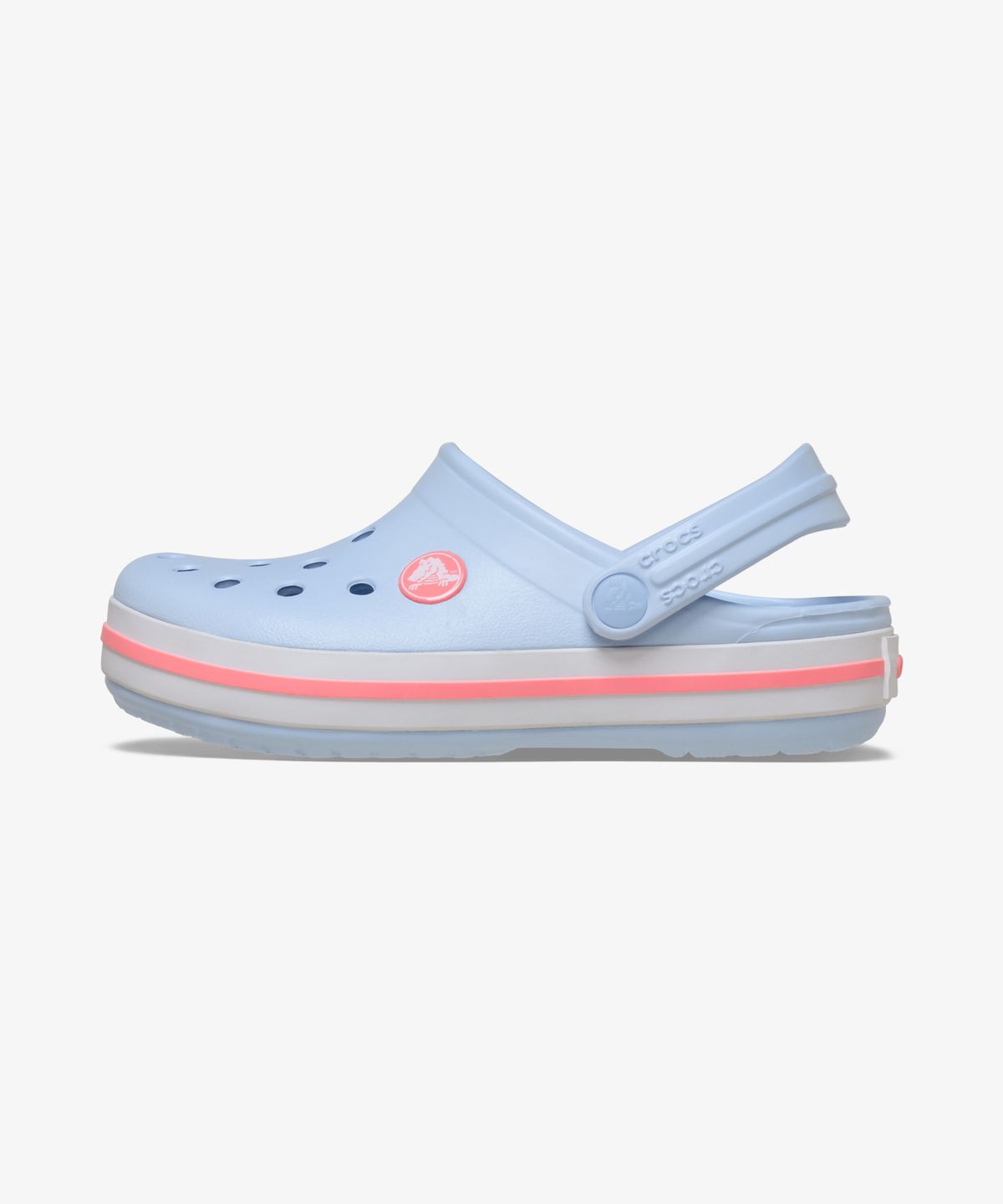 크록스키즈(CROCS KIDS) 크록밴드 클로그 토들러 - 블루 프로스티드/구아바 / 207005-4XQ