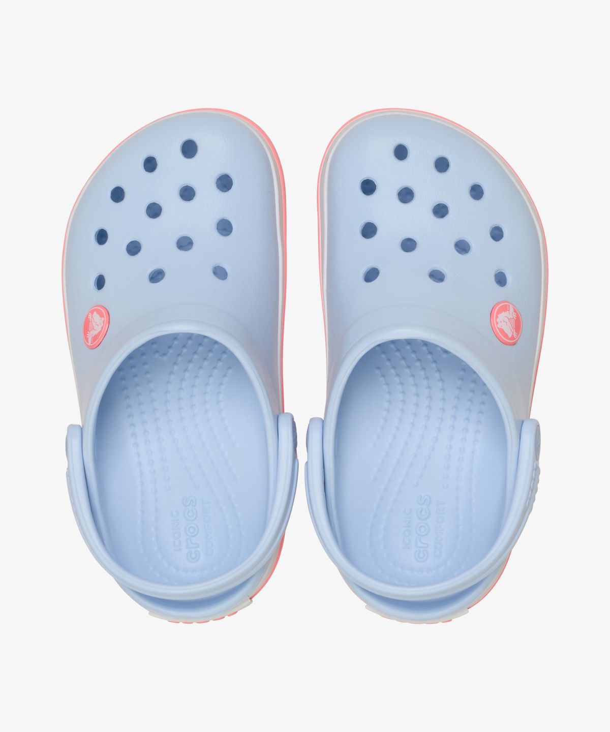 크록스키즈(CROCS KIDS) 크록밴드 클로그 토들러 - 블루 프로스티드/구아바 / 207005-4XQ