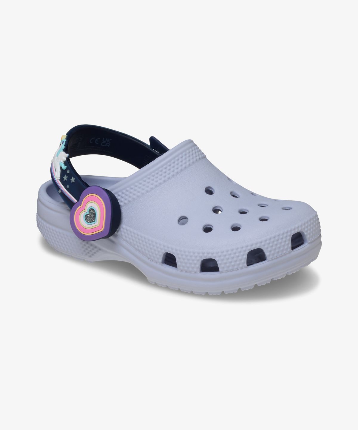 크록스키즈(CROCS KIDS) 클래식 이매지네이션 라이트 백스트랩 클로그 토들러 - 프로스티드 그레이프 / 211892-5BO